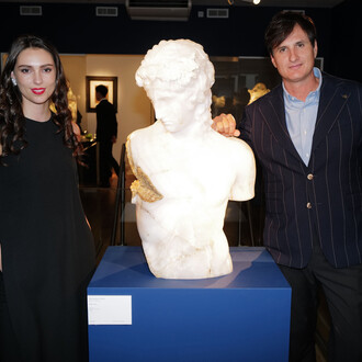 Massimiliano Pelletti, Metamorfosi, opening view. Courtesy of Bowman Sculpture Gallery