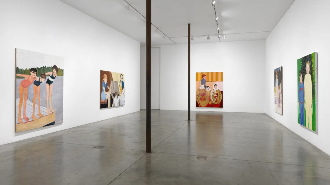 Chantal Joffe, I remember, exhibition view. Courtesy of Victoria Miro Gallery