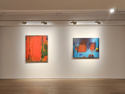 Chinyee, Vibrant echoes: Chinyee’s 60-year retrospective, exhibition view. Courtesy of Alisan Fine Arts