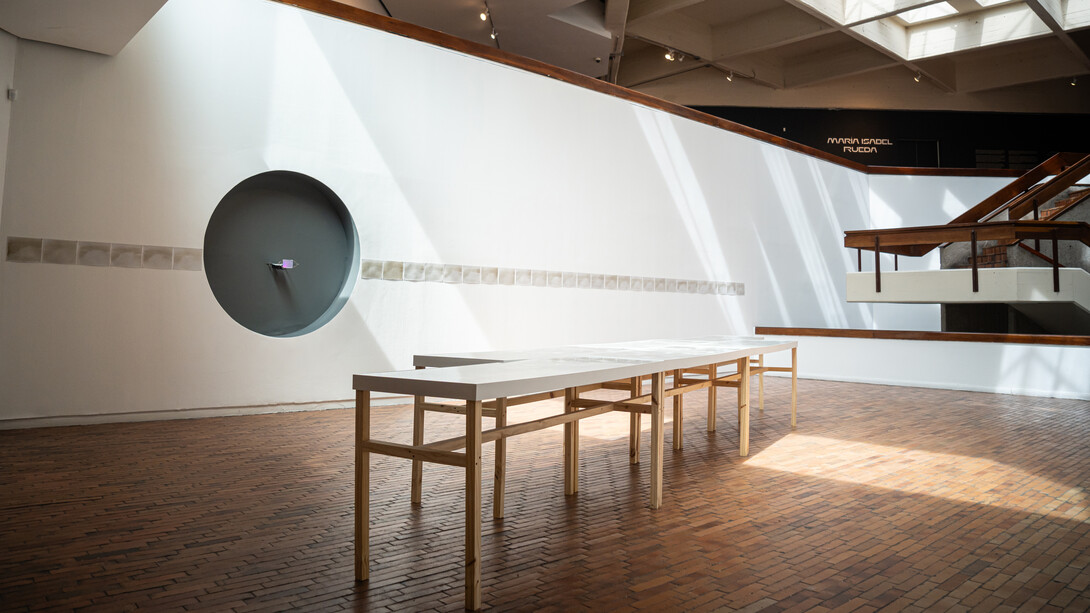 Oscar Muñoz, Infraleve, exhibition view. Courtesy of MAMBO