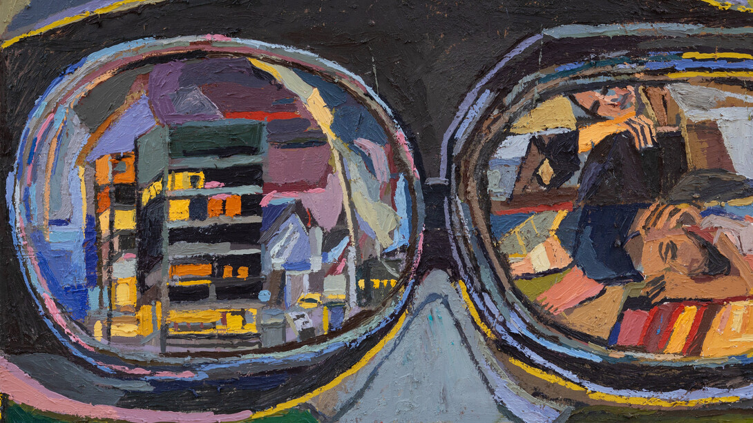 Clintel Steed, When I look through the VR glasses all I see is war #1 (detail), 2025. Courtesy of Shrine 