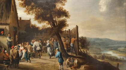 Festa na Aldeia, pintura a óleo de cerca de 1640, atribuida a David Teniers, o Jovem, proveniente da Coleção Novo Banco, no Museu de Leiria. Apesar de parecerem, à primeira vista, simples celebrações locais com música, comida e rituais religiosos, estas festas desempenham um papel muito mais profundo e estrutural na preservação da identidade comunitária e na revitalização dos territórios rurais. São, em muitos sentidos, motores de resistência face ao desaparecimento das aldeias e das suas tradições