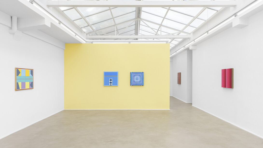 Léon Wuidar et Brooklin A. Soumahoro, Des géométries variables, vue de l'exposition. Avec l’aimable autorisation de la Galerie Rodolphe Janssen