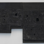 Simon Callery, Limehouse night paintings, exhibition view. Courtesy of annex14