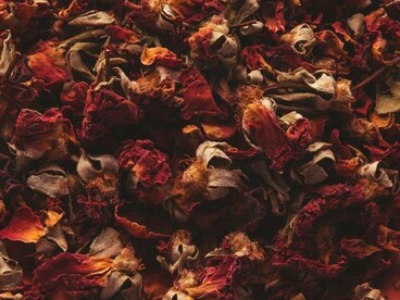Petali di rosa. Gli estratti di rosa sono ricchi di vitamine, minerali e antioassidanti