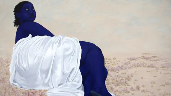 Stacey Gillian Abe, Fields of saffron (detail), 2025. Courtesy of Unit Gallery