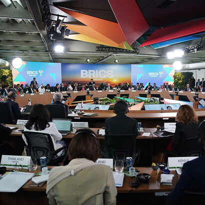 Reunión Cumbre de los BRICS, Río de Janeiro, Brasil, julio de 2025. Más que una alianza económica, los BRICS representan una plataforma política que propone alternativas frente al dominio estructural del poder global