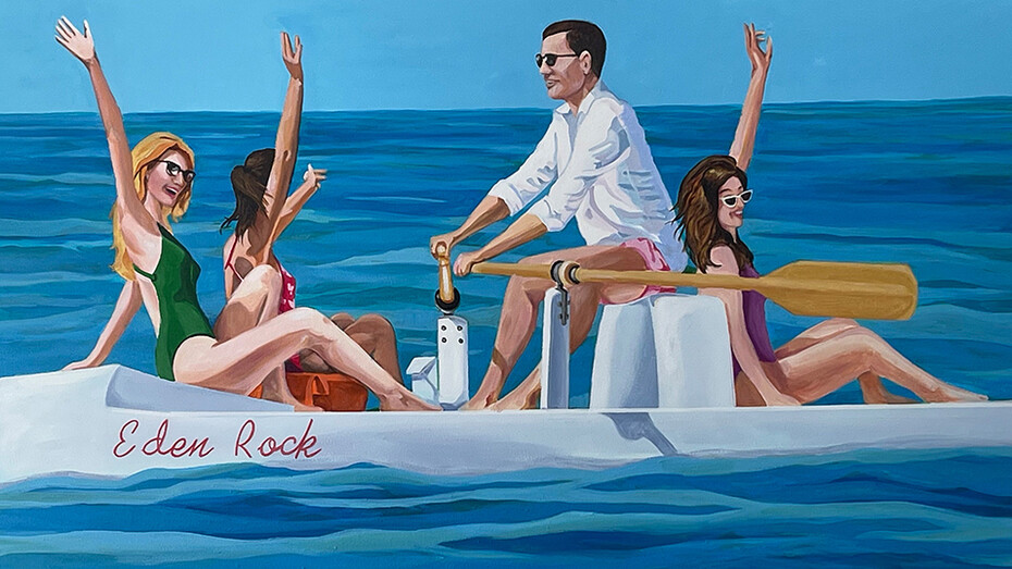 Rémy de Haenen, Eden rockers au large, 2025. Courtesy of Space Gallery St Barth