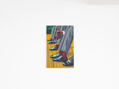 Zemba Luzamba, Salon show, exhibition view. Courtesy of Kristin Hjellegjerde