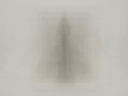 Martin Désilets, Matière noire 35 (détail). Avec l'aimable autorisation de Galerie Bigaignon