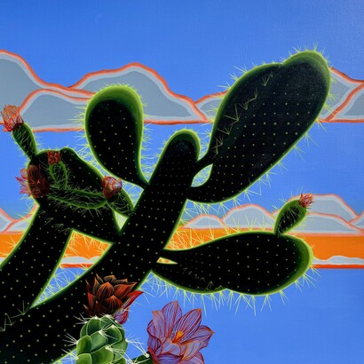 Soraya Abu Naba’a, Seascapes of the homeland (detail), 2025. Courtesy of Artbooth Gallery