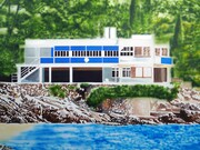 Eamon O'Kane, Eileen Gray's dream house (E-1027) (detail), 2026. Courtesy of Hillsboro Fine Art 