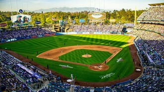 The Dodgers Stadium is located in the Elysian Park neighborhood of Los Angeles, California