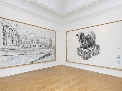 Adel Abdessemed, Primavera romana, exhibition view. Courtesy of Galleria Continua