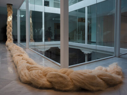 Laura Segura, Una trenza de hierba sagrada, 2022. Courtesy of IVAM 