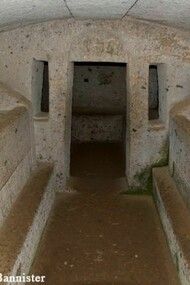 Tombs in the necropolis of Cerveteri