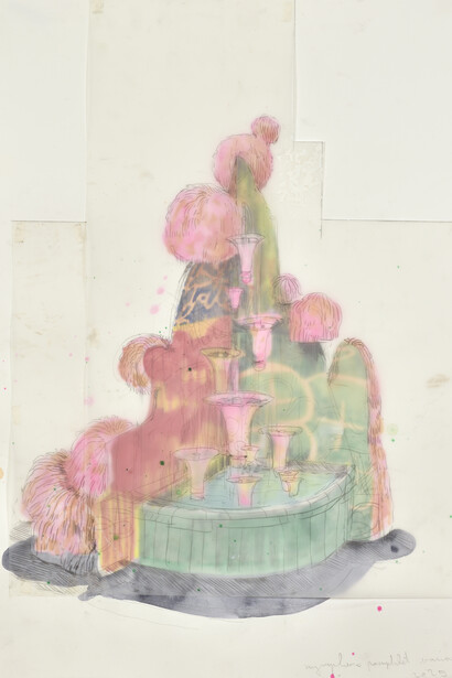 Thomas Buswell, Pangloss’s lost candy floss. © Rebecca Fanuele Courtesy of the artist and Galerie Suzanne Tarasieve, Paris