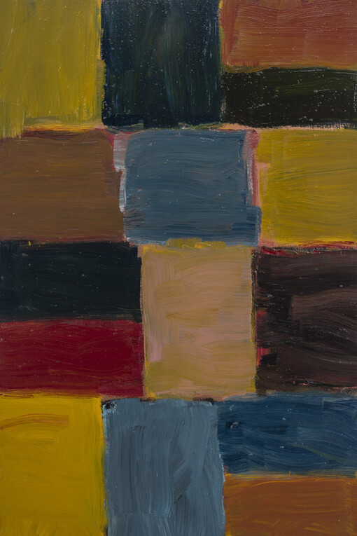 Sean Scully, Tappan wall yellow, 2025. Courtesy of Kerlin Gallery