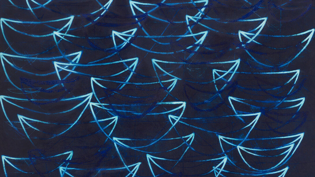 Rashid Johnson, Untitled (Seascape), 2023. Courtesy of Philadelphia Museum of Art