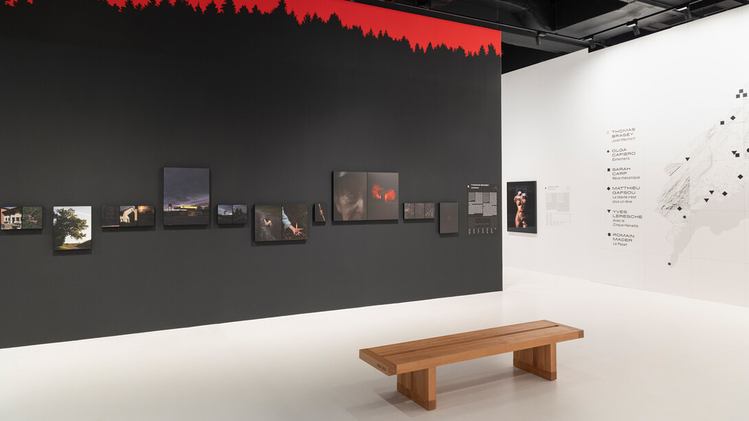 Enquête photographique Vaudoise, Le regard de six photographes, vue de l’exposition. Avec l’aimable autorisation de Photo Elysée