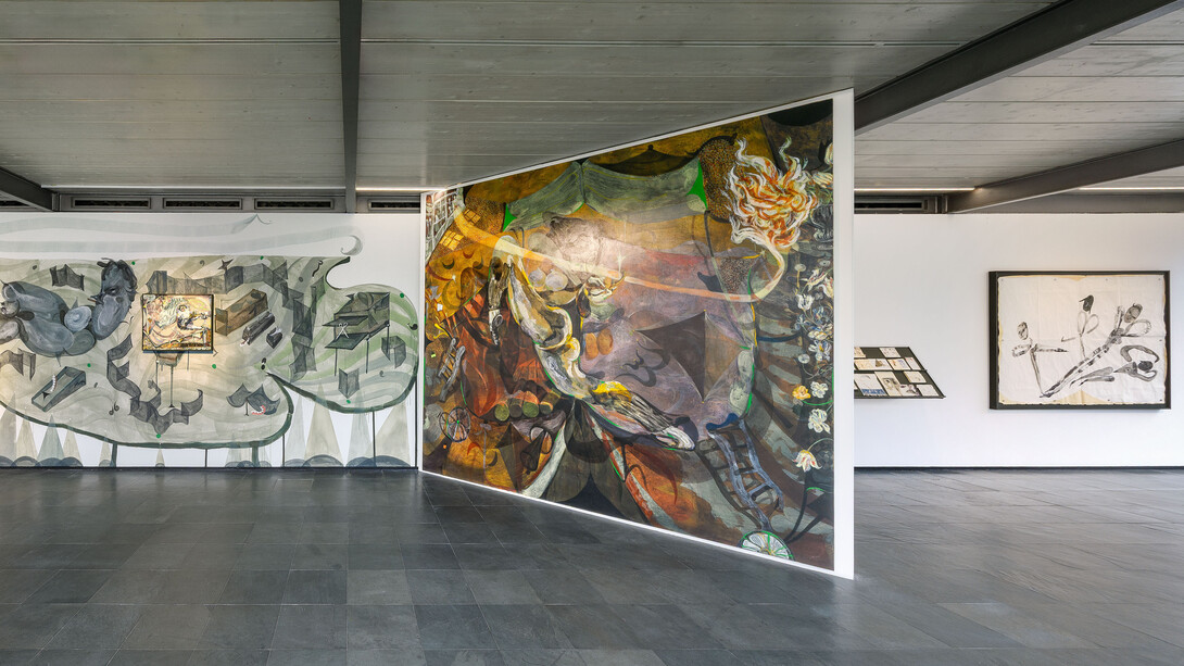 Guglielmo Castelli, Sweet baby motel, exhibition view. Courtesy of Kunsthalle Wien