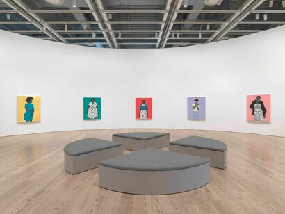 Amy Sherald, American sublime, exhibition view. Courtesy of Whitney Museum of American Art