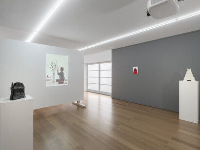 Various artists, Breaking the walls, dino appears, exhibition view. Courtesy of Galerie Rüdiger Schöttle