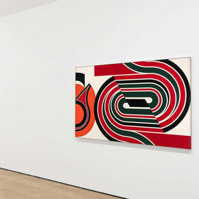 Jean Dewasne, vue de l'exposition. Avec l'aimable autorisation d'Almine Rech