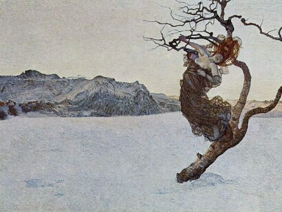 Giovanni Segantini, Le Cattive Madri, Österreichische Galerie Belvedere, Vienna, Austria