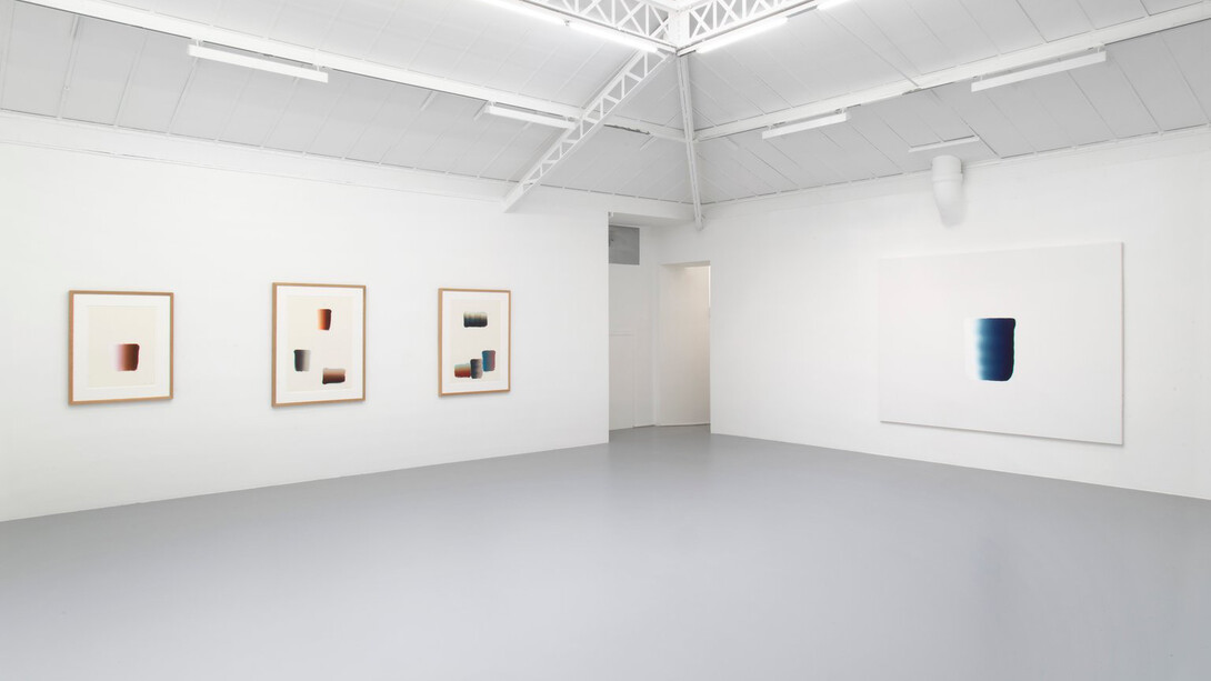 Lee Ufan, Response, vue de l'exposition. Avec l'aimable autorisation de la galerie Kamel Mennour