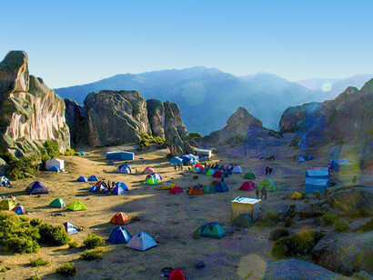 A pesar del frío extremo, la conexión con la naturaleza en Marcahuasi hace que cualquier incomodidad se olvide. Marcahuasi, Perú