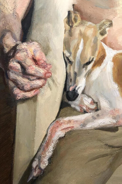 Lucian Freud, Eli y David (detalle) (2005-2006)