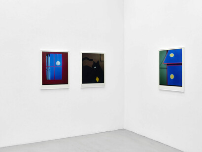 João Maria Gusmão, Day for night. Clownwork and a pale horse, exhibition view. Courtesy of Sies + Höke Galerie