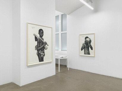 Ifeyinwa Joy Chiamonwu, Manuscripts of tradition, exhibition view. Courtesy of Jack Shainman Gallery