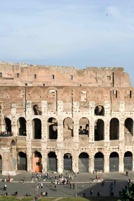 Rome, The Colosseum (Flavian Amphitheater), built by the Flavians