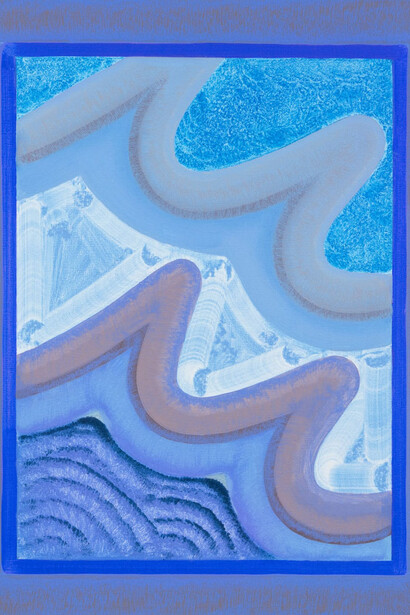 Lily Stockman, Tidal flats, 2025. Courtesy of Charles Moffett Gallery