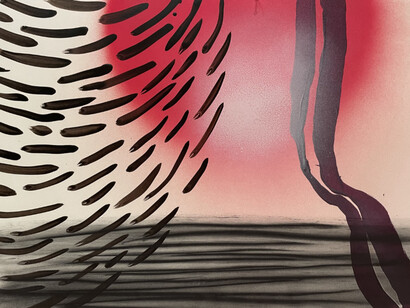 Sue McNally, View from far (detail), 2024. Courtesy of Jennifer Baahng Gallery 