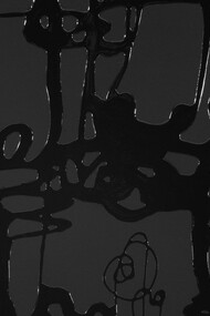 Danilo Bucchi, Volume, 2023, resina e smalto su tela, 50x70 cm