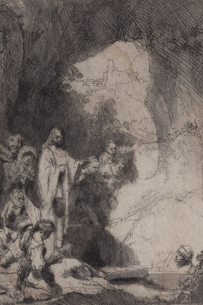 Resurrección de Lázaro (detalle), 1642. Cortesía del Museo Carmen Thyssen