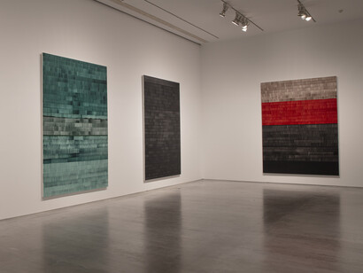 Juan Uslé, That ship on the mountain, exhibition view. Courtesy of Museo Reina Sofía