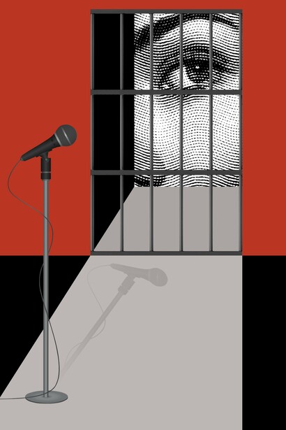 The illusion of speech under the gaze of power