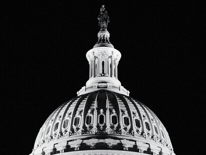 Practically, the Capitol represents the Congress, the House of Representatives and the Senate
