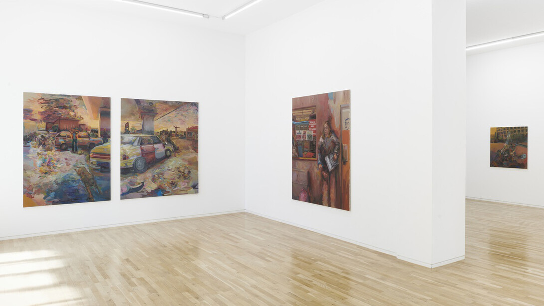 Aelita le Quément, Blutorange, exhibition view. Courtesy of Jahn und Jahn Gallery