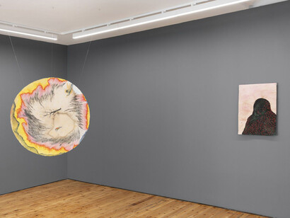 Chioma Ebinama, what’s coming 4 them is coming 4 U, exhibition view. Courtesy of Prats Nogueras Blanchard. Photo by Roberto Ruiz