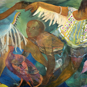 Philemona Williamson, A crooked line, 2016. Courtesy of Jenkins Johnson Gallery