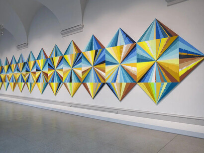 Various artists, Brooklyn abstraction. Four artists, four walls, exhibition view. Courtesy of Brooklyn Museum