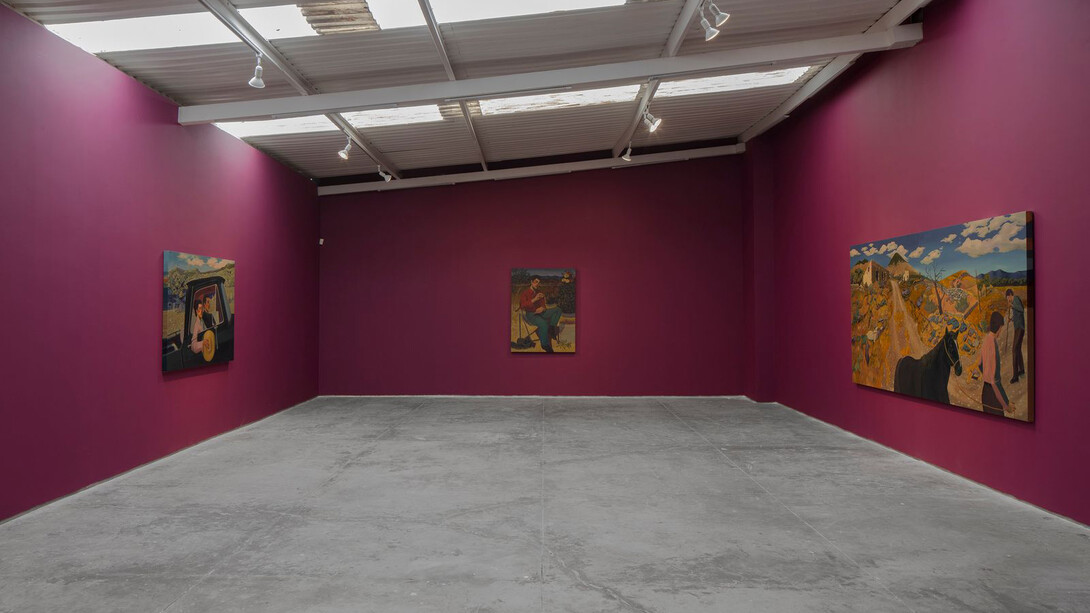 Ángel Cammen, Salaverna, vista de exhibición. Cortesía de la Galería OMR