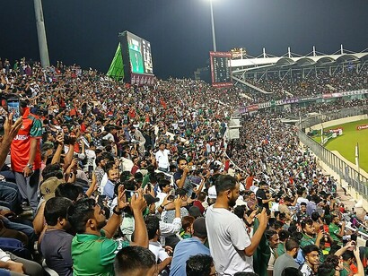 Sher-e-Bangla National Cricket Stadium hosting the 2025 clash between Bangladesh and Pakistan