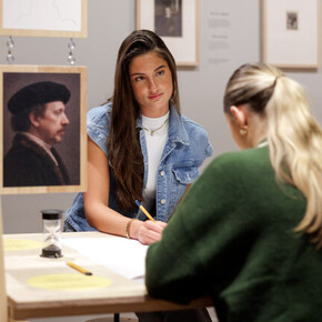 Rembrandts masterclass, veduta della mostra. Cortesia del Museum Het Rembrandthuis