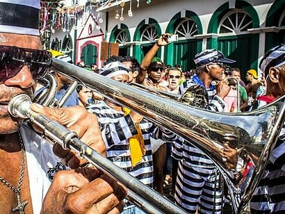 Carnaval de Ouro Preto, Minas Gerais. Ouro Preto é uma verdadeira viagem ao passado. Suas ruas de pedra, os casarões coloniais e os museus espalhados pelo centro histórico fazem da cidade um dos maiores símbolos da história do Brasil

